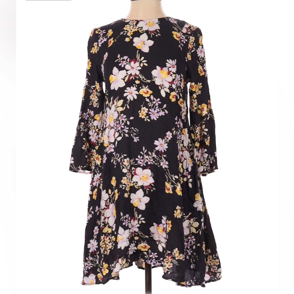 Yumi Kim Womens Dress Size Small Black Floral